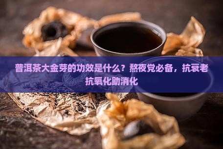 普洱茶大金芽的功效是什么？熬夜党必备，抗衰老抗氧化助消化