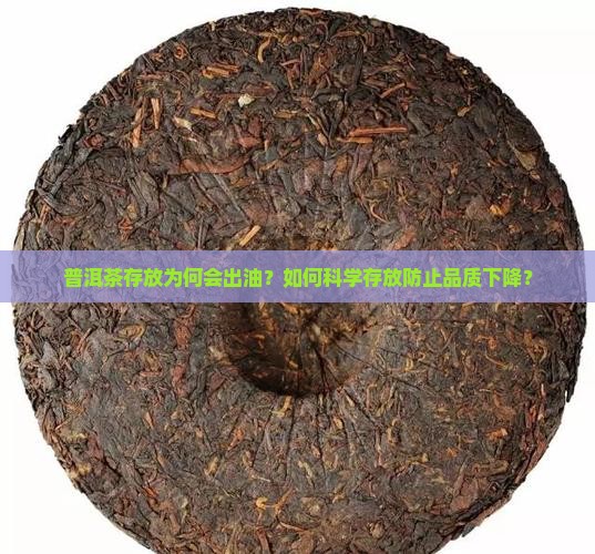 普洱茶存放为何会出油？如何科学存放防止品质下降？