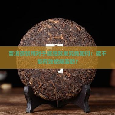 普洱茶饮用对于减肥效果究竟如何：能不能有效燃烧脂肪？