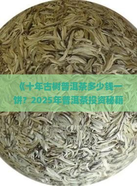 十年古树普洱茶多少钱一饼