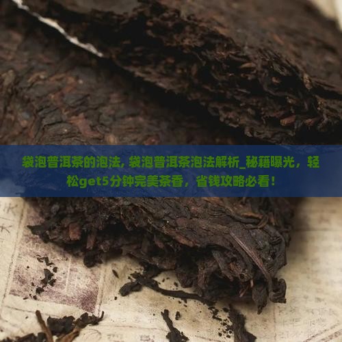 袋泡普洱茶的泡法