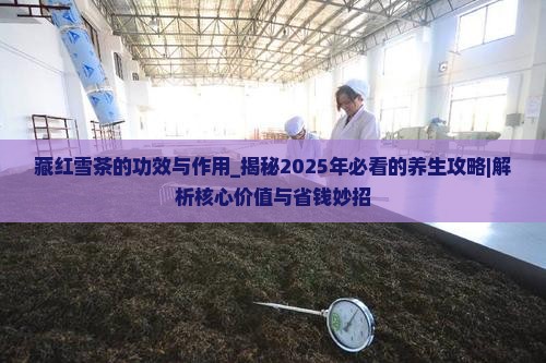 藏红雪茶的功效与作用