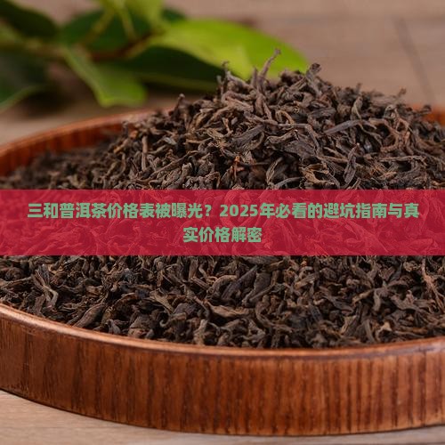 三和普洱茶价格表