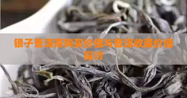 碎银子普洱茶有购买藏价值吗
