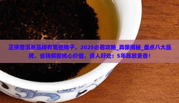 正宗普洱茶品牌有哪些牌子的