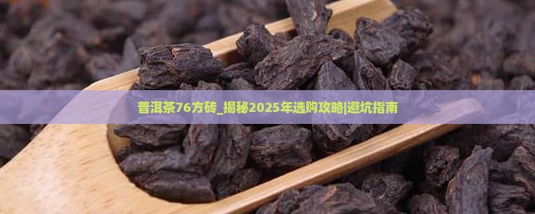 普洱茶76方砖