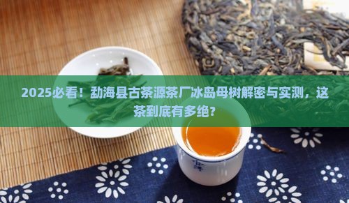 勐海县古茶源茶厂冰岛母树