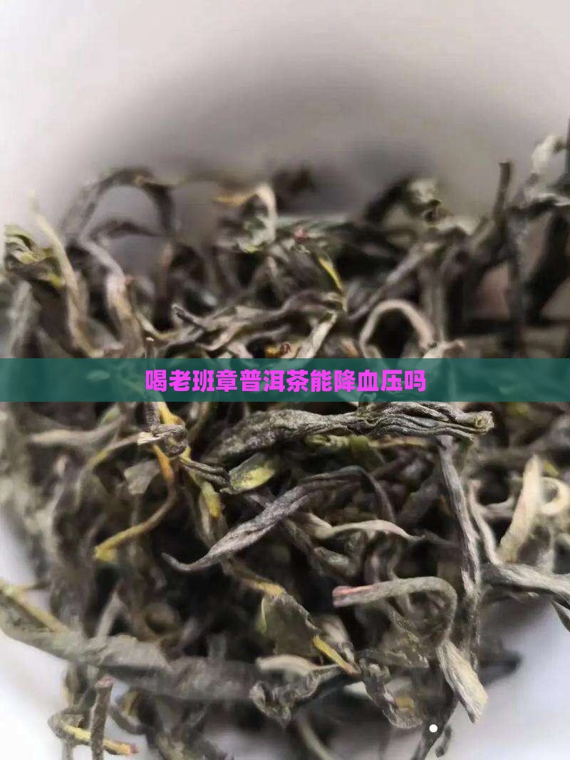 喝老班章普洱茶能降血压吗