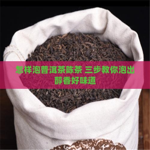 怎样泡普洱茶陈茶