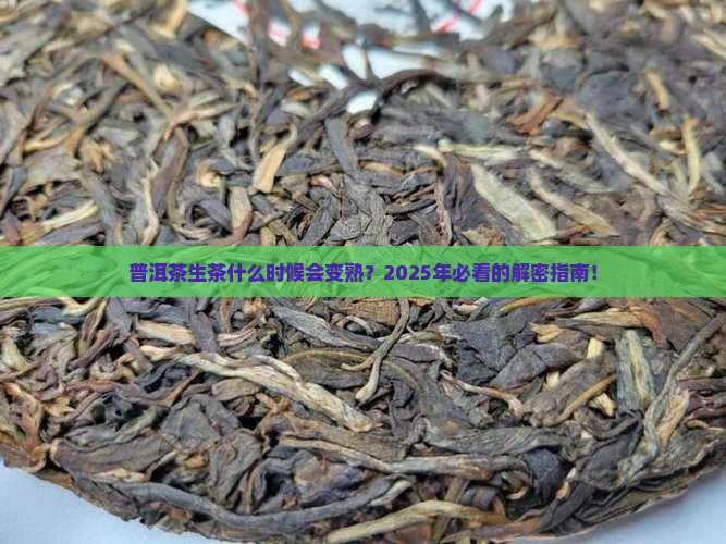 普洱茶生茶什么时间变熟茶