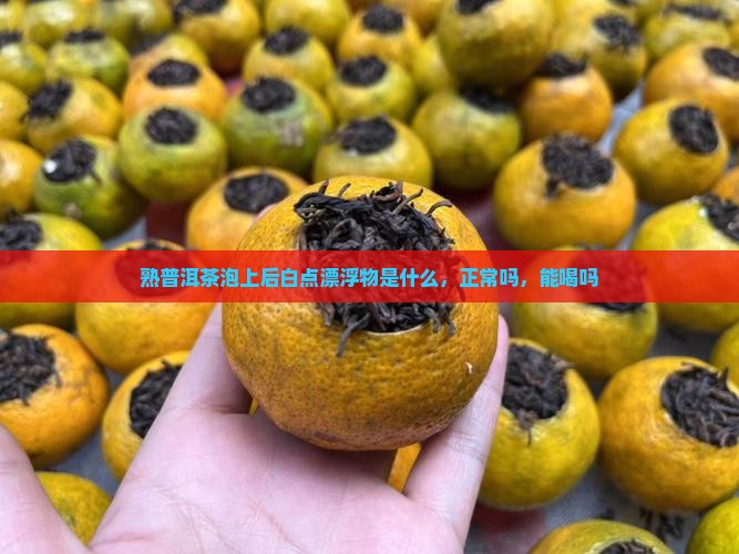 熟普洱茶泡上后白点漂浮物