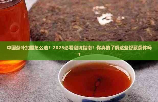 中国茶叶加盟条件