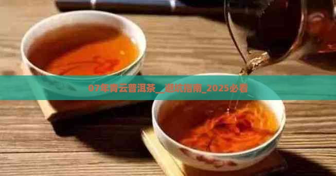07年青云普洱茶
