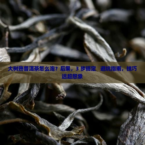大树熟普洱茶怎么泡