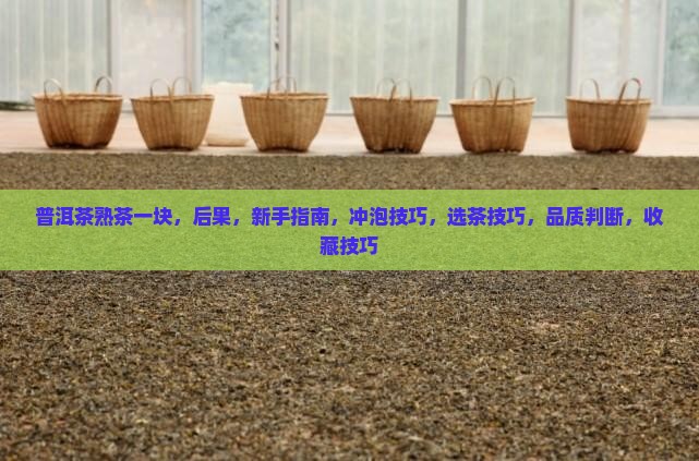 普洱茶熟茶一块