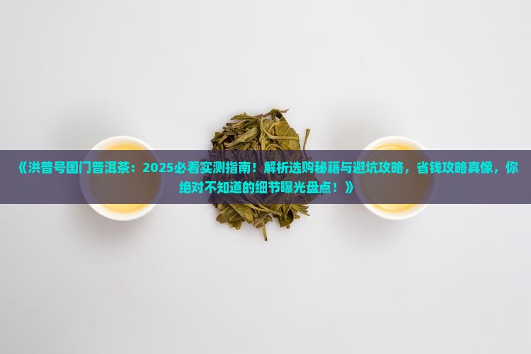 洪普号国门普洱茶