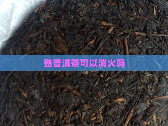 熟普洱茶可以消火吗