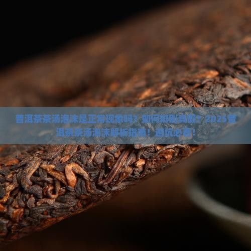 普洱茶茶汤泡沫