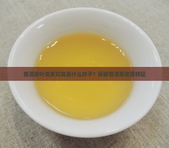 普洱茶叶变质究竟是什么样子？探秘普洱茶变质特征