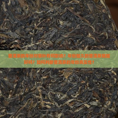 普洱茶的年份对茶叶有何影响？年份越久的普洱茶就越好吗？如何判断普洱茶的年份真实性？