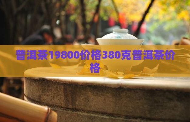 普洱茶19800价格380克普洱茶价格