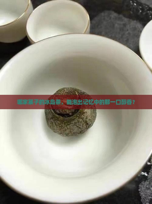哪家寨子的冰岛茶，能泡出记忆中的那一口醇香？