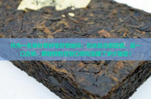 作为一名茶叶爱好宅好奇地问：在冰岛古茶园里，品一口古茶，那独特的甘醇口感究竟藏了多少秘密？