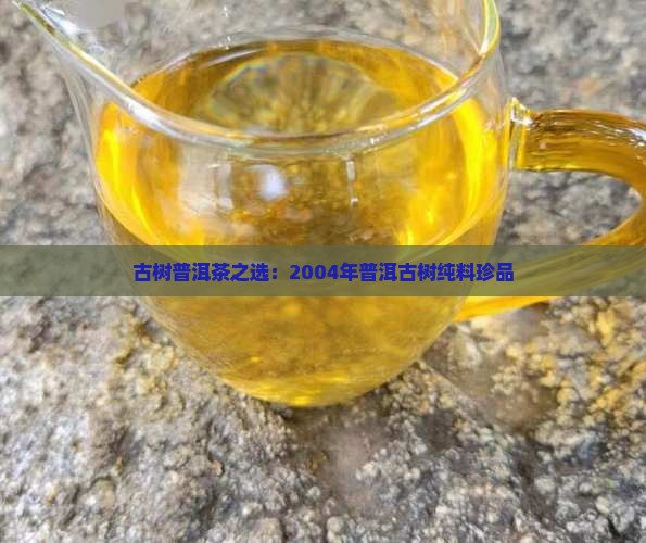 古树普洱茶之选：2004年普洱古树纯料珍品