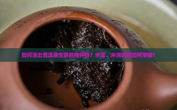 如何泡出普洱茶生茶的挂杯香？水温、冲泡时间如何掌握？