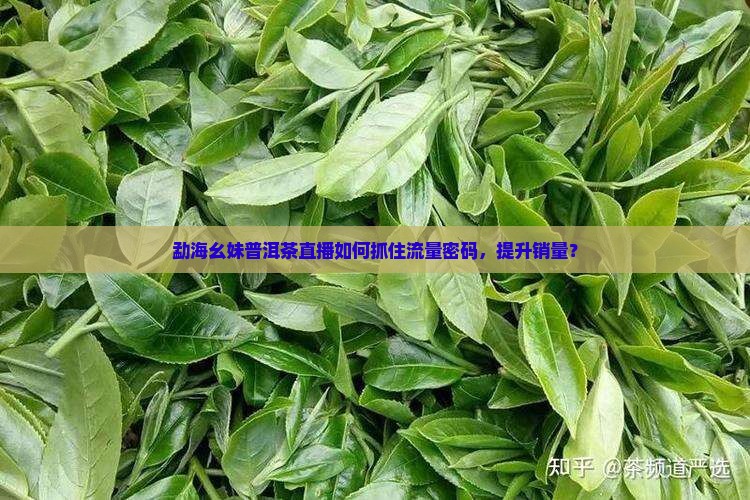 勐海幺妹普洱茶直播如何抓住流量密码，提升销量？