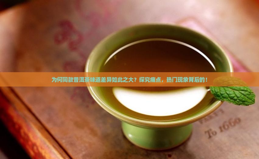 为何同款普洱茶味道差异如此之大？探究痛点，热门现象背后的！