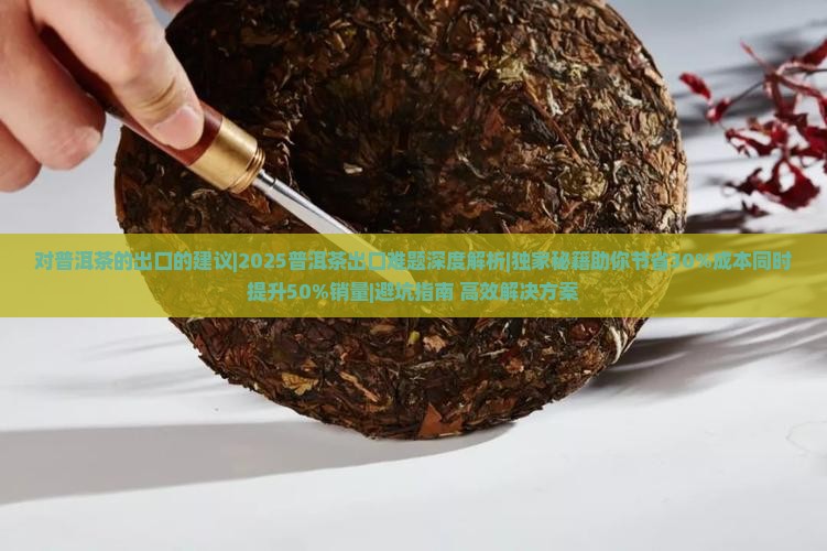 对普洱茶的出口的建议 对普洱茶的出口的建议