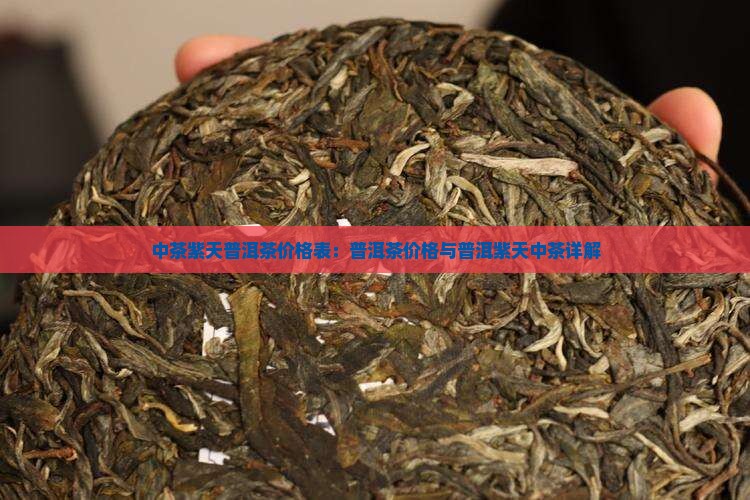 中茶紫天普洱茶价格表