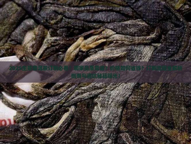 生茶普洱茶订制哪家好