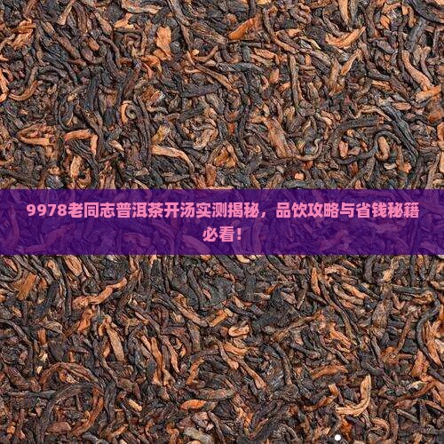 老同志普洱茶9978开汤