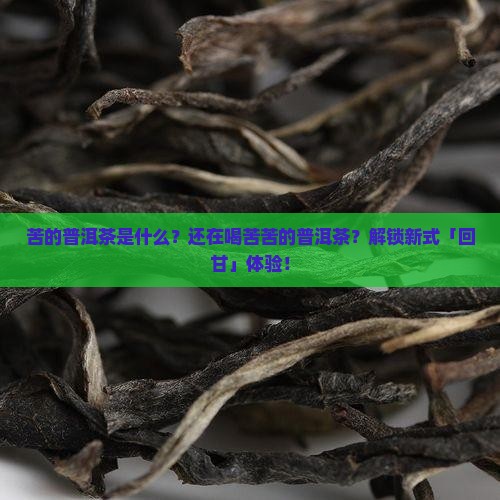 苦的普洱茶是什么
