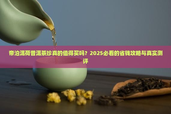 帝泊洱荷普洱茶珍