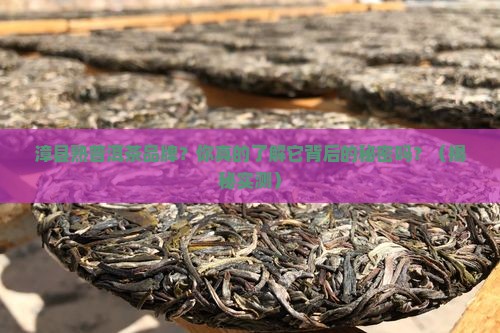 漳县熟普洱茶品牌