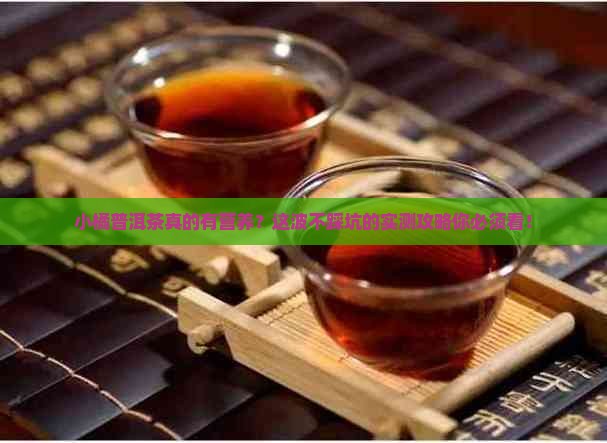小橘普洱茶营养