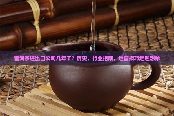 普洱茶进出口公司几年了