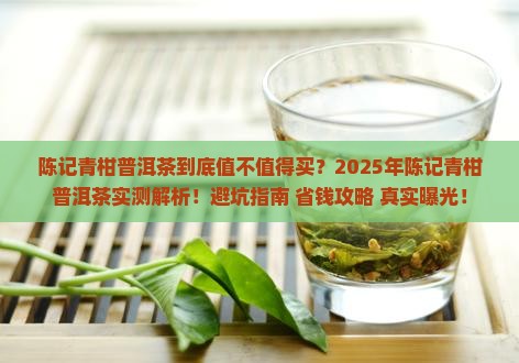 陈记青柑普洱茶
