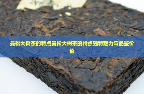 曼松大树茶的特点