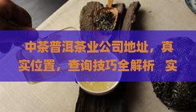 中茶普洱茶业公司地址