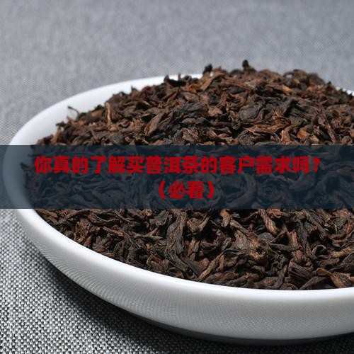 购买普洱茶的客户需求有哪些