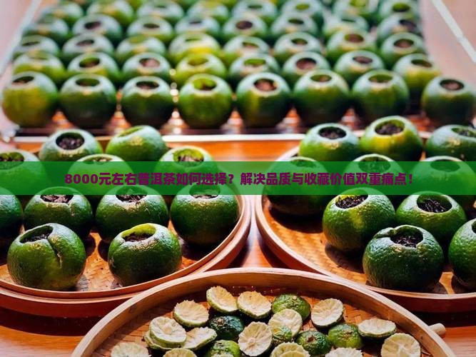 8000元左右普洱茶如何选择？解决品质与收藏价值双重痛点！