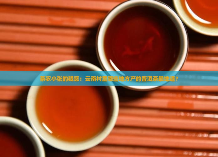 茶农小张的疑惑：云南村里哪些地方产的普洱茶最地道？
