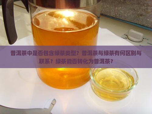 普洱茶中是否包含绿茶类型？普洱茶与绿茶有何区别与联系？绿茶能否转化为普洱茶？
