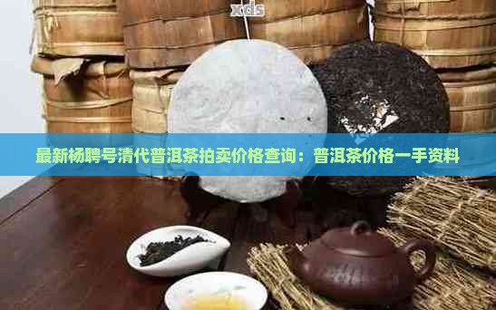 最新杨聘号清代普洱茶拍卖价格查询：普洱茶价格一手资料