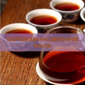 亿可严选普洱茶5800口感评价与市场对比分析