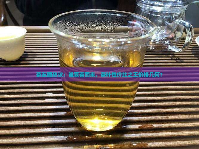 茶友圈热议：谁慕茗而来，茶叶性价比之王价格几何？